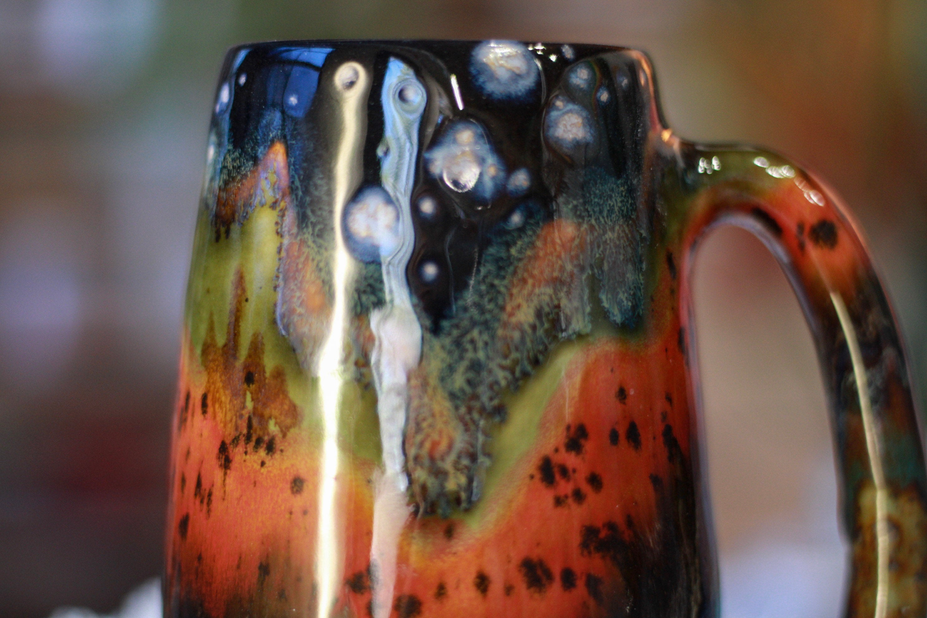 03-A Green Mountain Midnight Textured Mug - TOP SHELF, 25 oz.