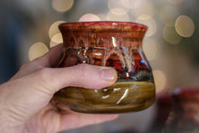 Load image into Gallery viewer, 23-E Molten Christmas Divot &#39;Sipping&#39; Bowl, 12 oz. (This listing is for one bowl)