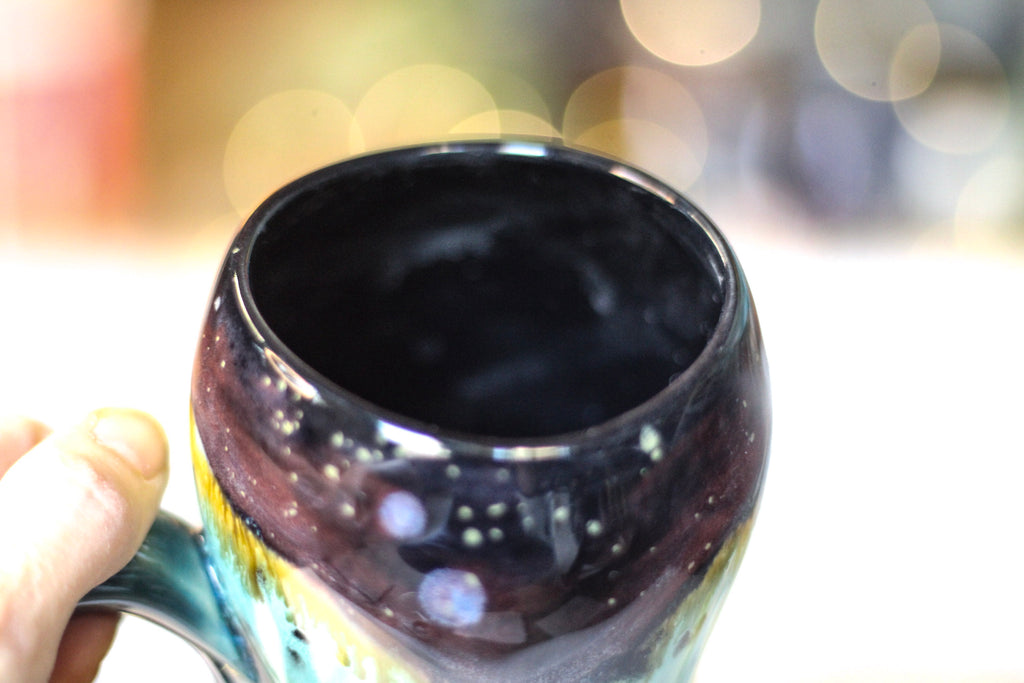 29-A Rocky Mountain Midnight Acorn Gourd Mug - TOP SHELF, 28 oz.