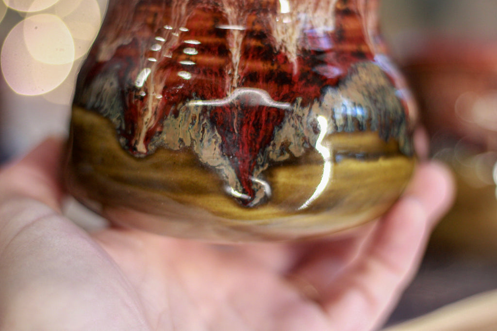 23-E Molten Christmas Divot 'Sipping' Bowl, 12 oz. (This listing is for one bowl)