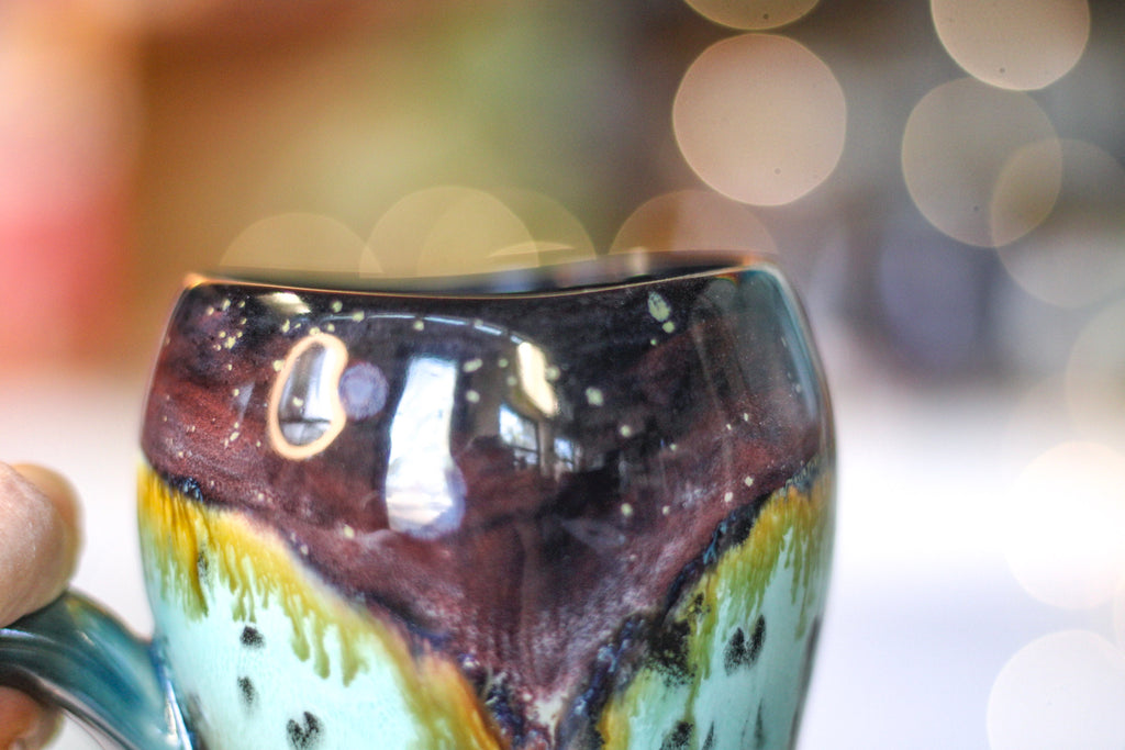 29-A Rocky Mountain Midnight Acorn Gourd Mug - TOP SHELF, 28 oz.