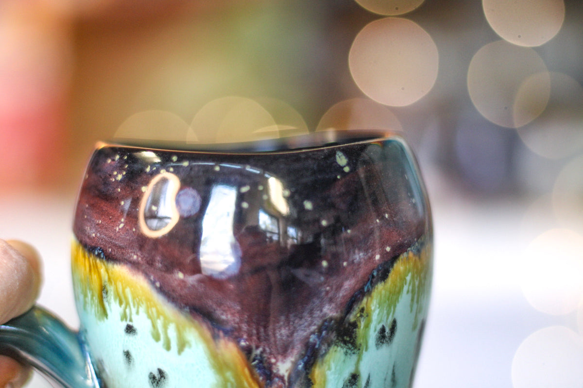 29-A Rocky Mountain Midnight Acorn Gourd Mug - TOP SHELF, 28 oz.