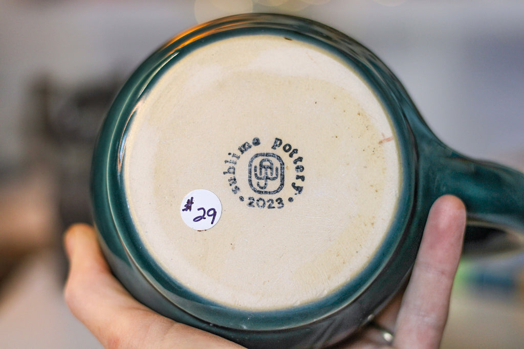 29-A Rocky Mountain Midnight Acorn Gourd Mug - TOP SHELF, 28 oz.