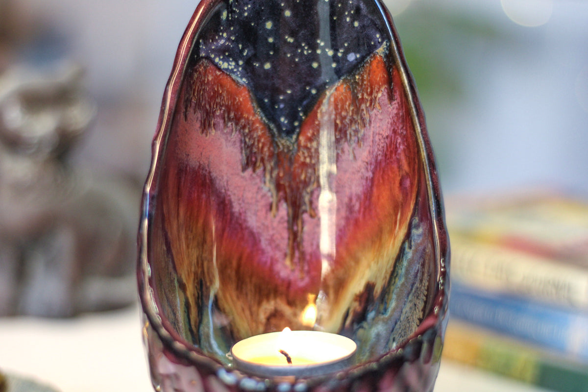26-C Starry Night Candleholder
