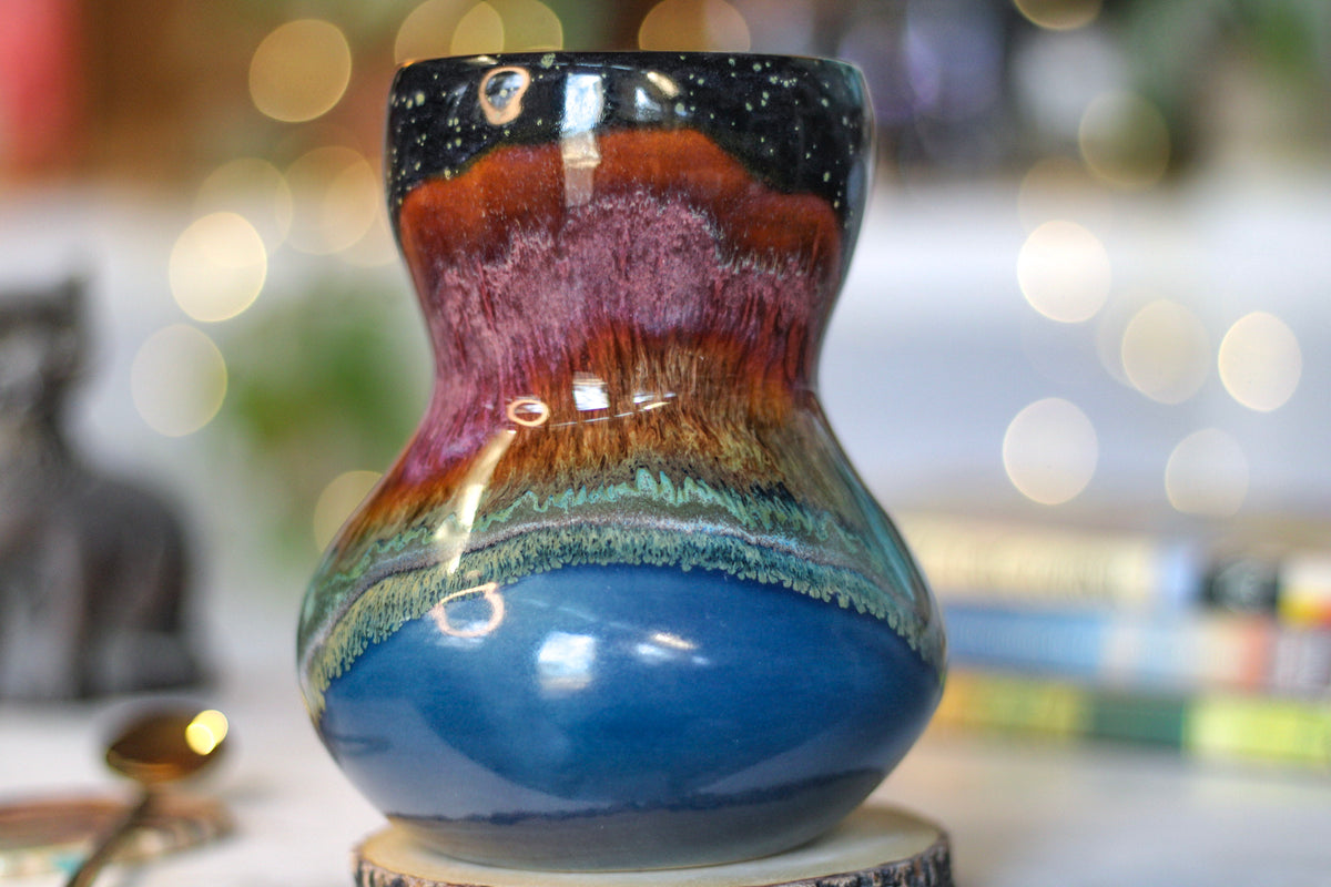 30-A Starry Night Gourd Mug - TOP SHELF,  oz.