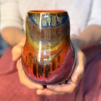 04-D Earthy Rainbow Grotto Mid Mod Mug, 23 oz.