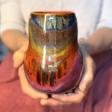 Load image into Gallery viewer, 04-D Earthy Rainbow Grotto Mid Mod Mug, 23 oz.