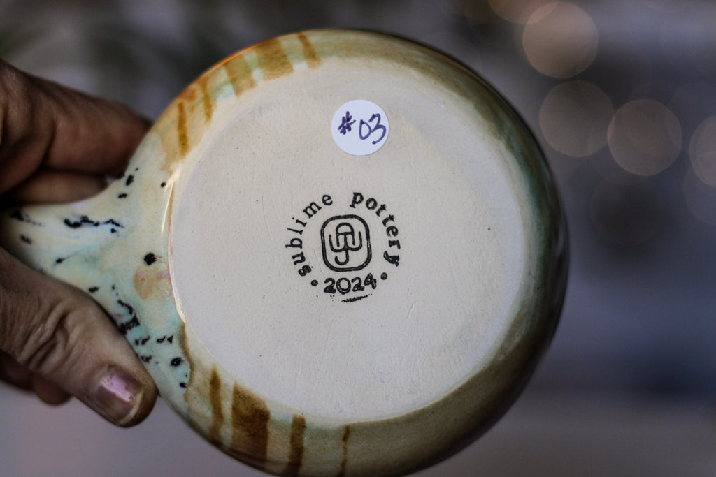 03-C Soft Earth Series Gourd Mug, 18 oz.