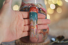 Load image into Gallery viewer, 03-B Spring &quot;FLOW&quot; PROTOTYPE Barely Flared Textured Divot Mug, 22 oz.