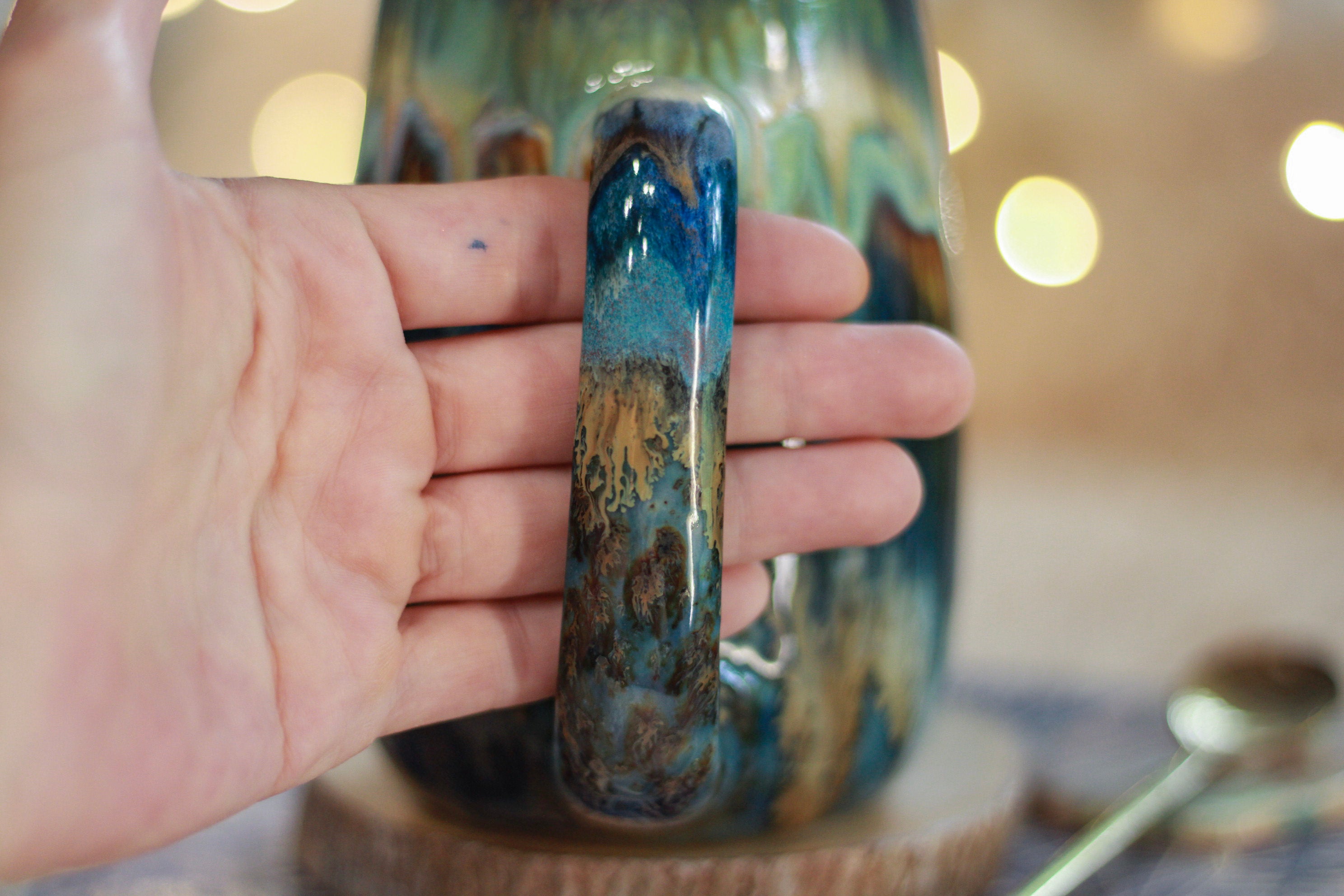 03-C Blue 'FLOW' PROTOTYPE Mug - TOP SHELF MISFIT, 23 oz.
