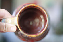 Load image into Gallery viewer, 01-D High Desert  PROTOTYPE Barely Flared Textured Divot Mug - TOP SHELF, 18 oz.