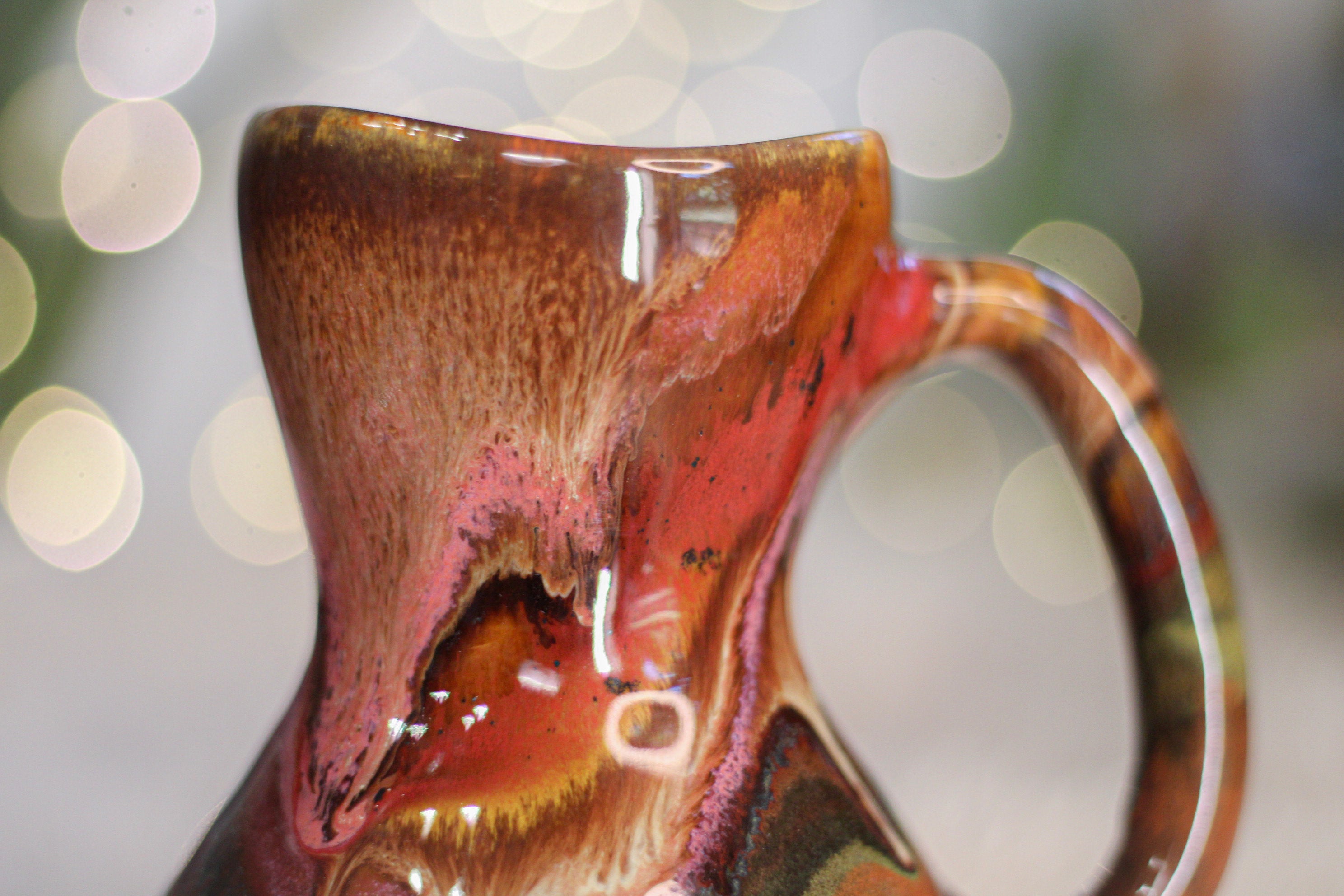 03-B Amber 'Flow' Mug - TOP SHELF, 18 oz.