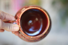 Load image into Gallery viewer, 03-E Red Speckled PROTOTYPE Textured Mug, 23 oz.