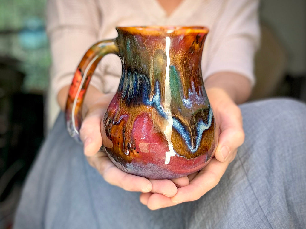 04-C Rainbow Strata Flared Mug, 22 oz.