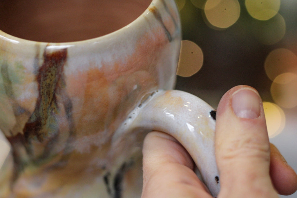 03-B Soft Earth Series PROTOTYPE Gourd Mug - MISFIT, 24 oz. - 20% off