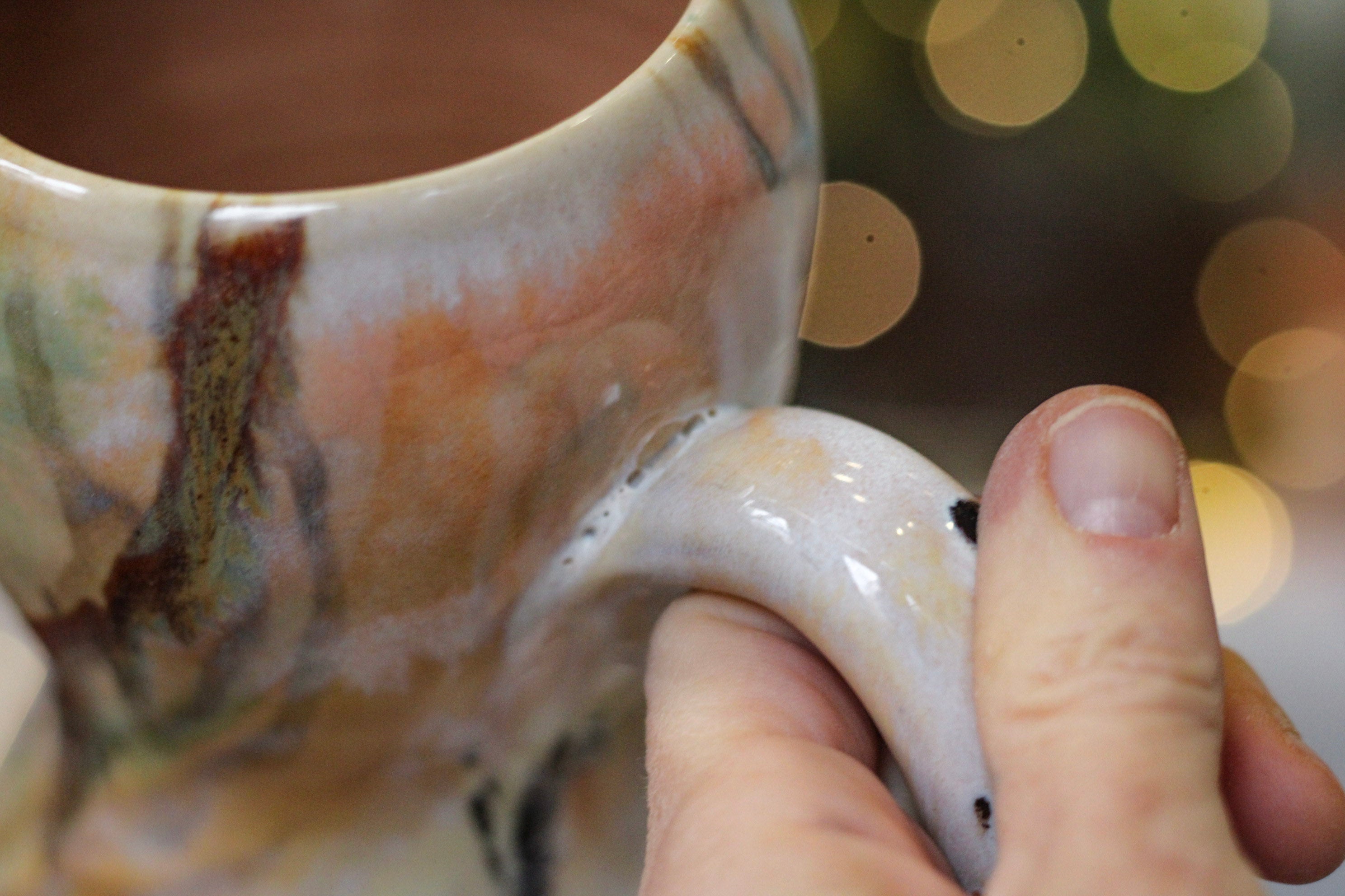03-B Soft Earth Series PROTOTYPE Gourd Mug - MISFIT, 24 oz. - 20% off