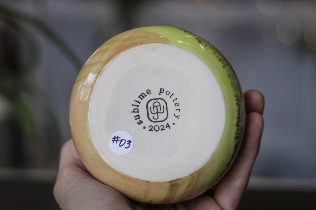 25-C Soft Earth Series PROTOTYPE Divot Gourd Cup, 20 oz.