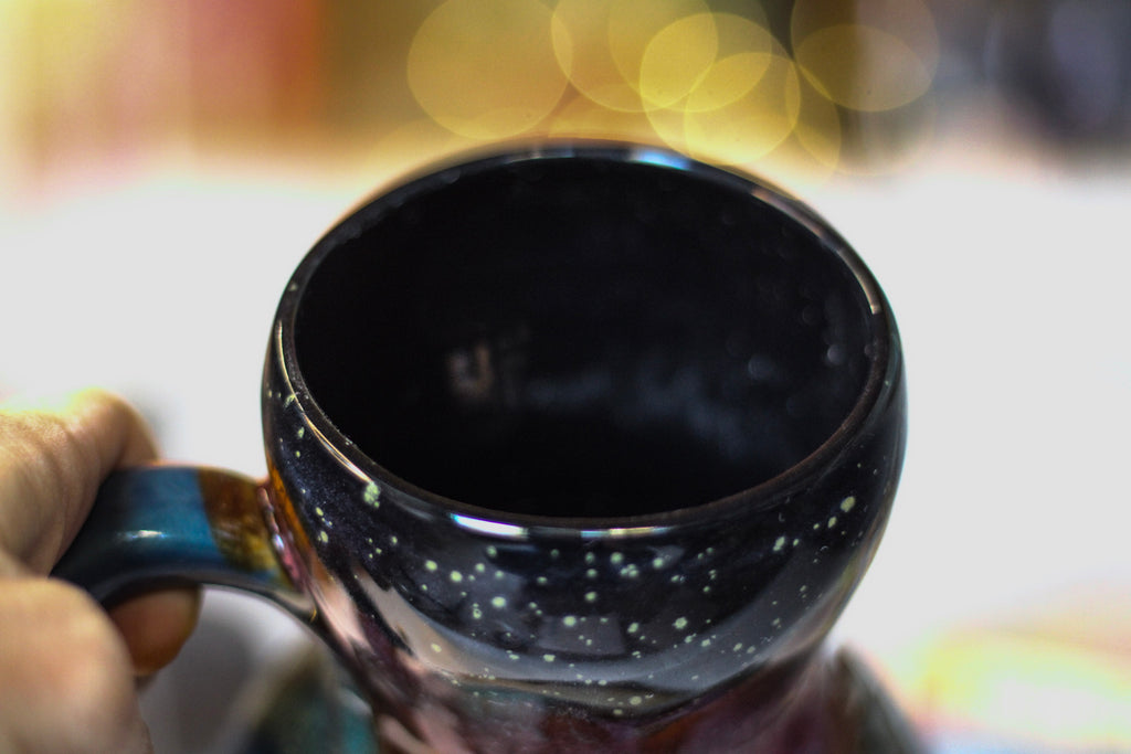 30-A Starry Night Gourd Mug - TOP SHELF,  oz.