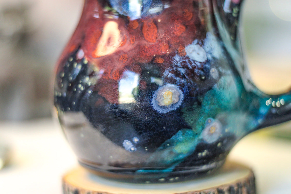 27-A Rainbow Stellar Acorn Gourd Mug, 25 oz.