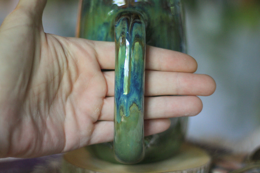 03-D Green 'FLOW' PROTOTYPE Mug - TOP SHELF MISFIT, 20 oz.