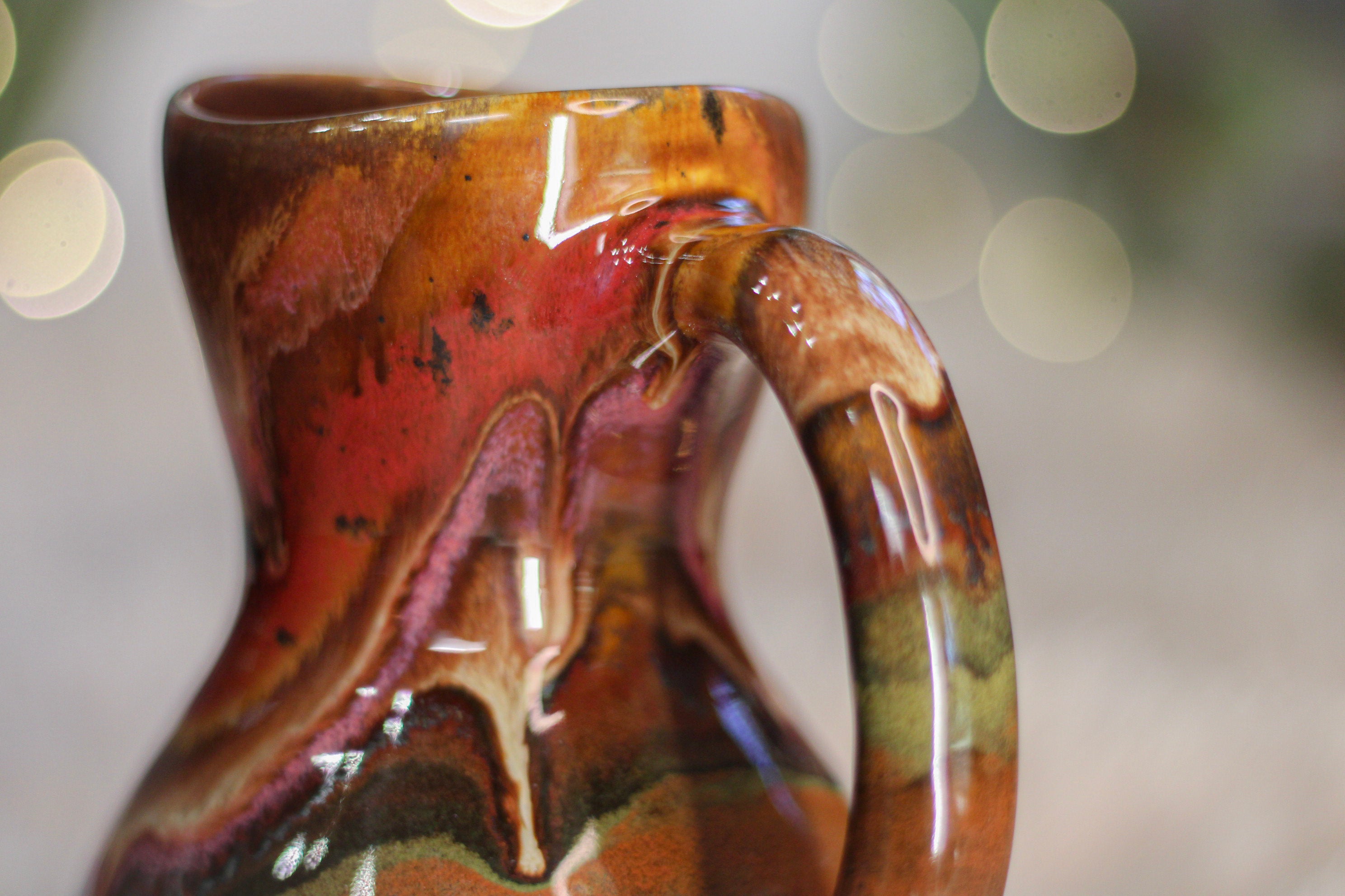 03-B Amber 'Flow' Mug - TOP SHELF, 18 oz.
