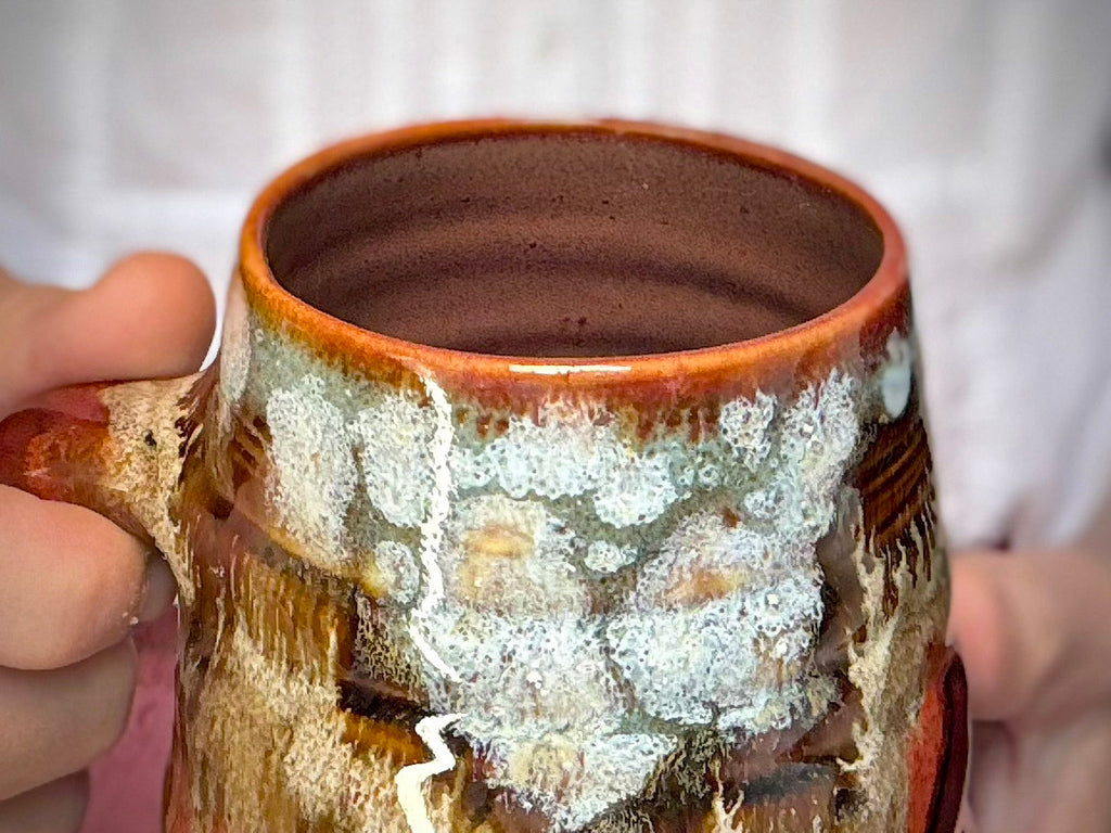 03-C Desert Oasis Swirly Mug - TOP SHELF, 25 oz.