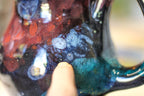 27-A Rainbow Stellar Acorn Gourd Mug, 25 oz.