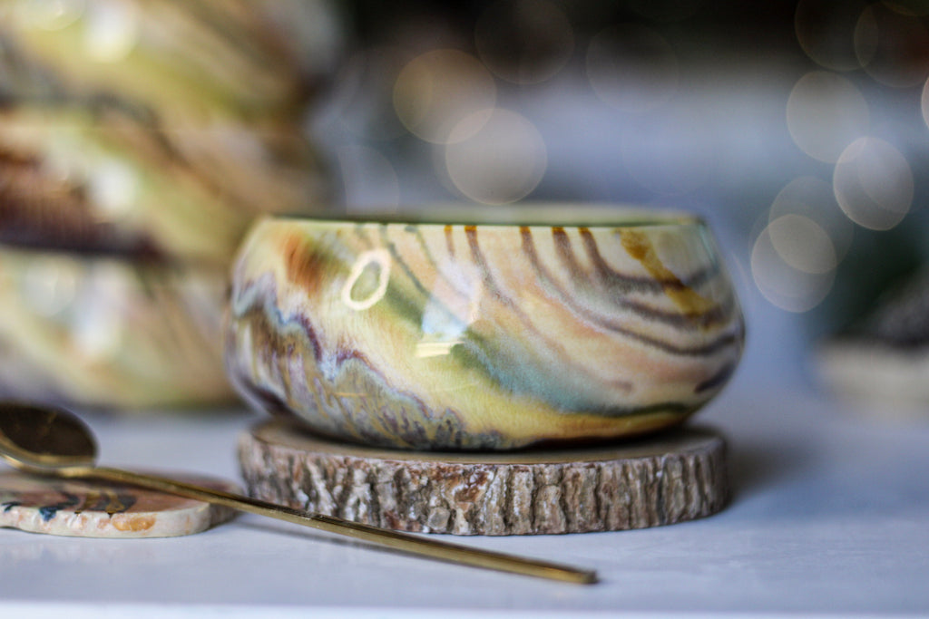28-D Soft Earth Series WABI-SABI Bowl, 8 oz. (This listing is for one bowl)