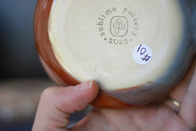 Load image into Gallery viewer, 01-D High Desert  PROTOTYPE Barely Flared Textured Divot Mug - TOP SHELF, 18 oz.