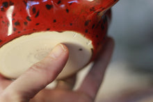 Load image into Gallery viewer, 03-E Red Speckled PROTOTYPE Textured Mug, 23 oz.