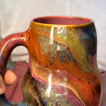 Load image into Gallery viewer, 04-D Earthy Rainbow Grotto Mid Mod Mug, 23 oz.