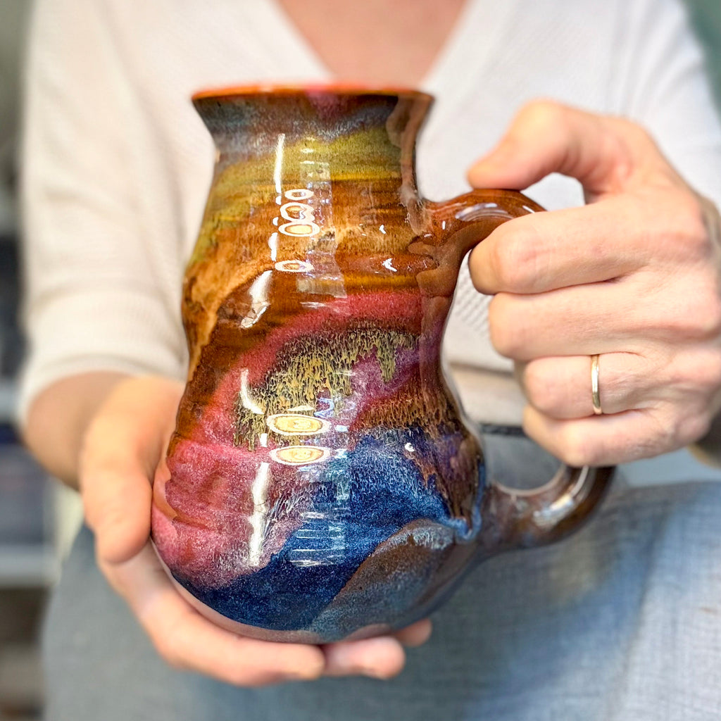 04-C Earthy Rainbow Cuddle Mug, 22 oz.