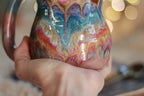 03-B Spring "FLOW" PROTOTYPE Barely Flared Textured Divot Mug, 22 oz.