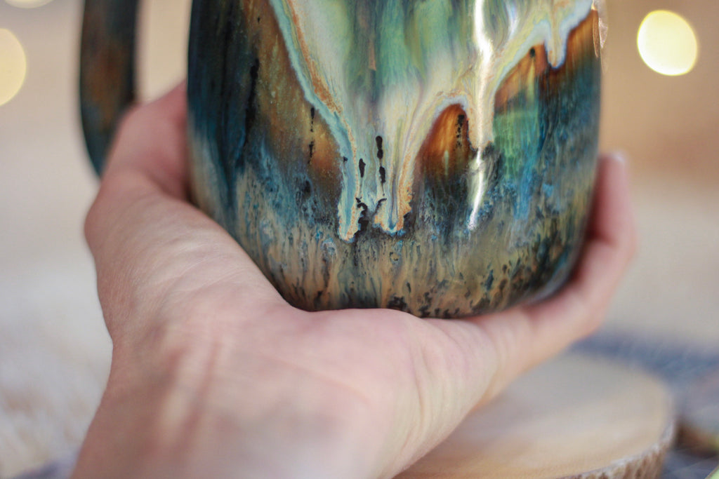 03-C Blue 'FLOW' PROTOTYPE Mug - TOP SHELF MISFIT, 23 oz.