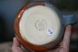 01-D High Desert  PROTOTYPE Barely Flared Textured Divot Mug - TOP SHELF, 18 oz.