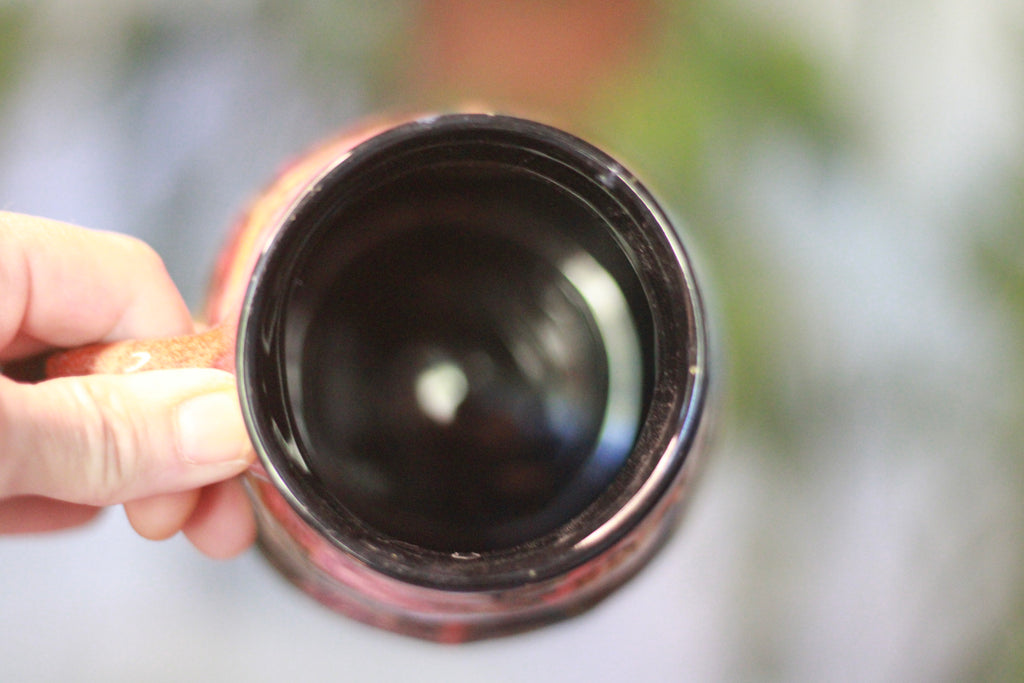 03-B Starry Night Barely Flared Textured Divot "Cuddle"  Mug - TOP SHELF, 21 oz.
