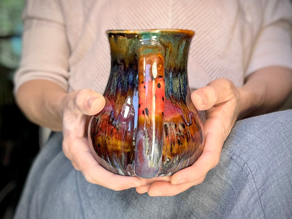 04-C Rainbow Strata Flared Mug, 22 oz.
