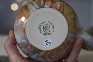 03-B Soft Earth Series PROTOTYPE Gourd Mug - MISFIT, 24 oz. - 20% off