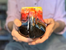 Load image into Gallery viewer, 04-C Desert Rainbow Mid Mod Mug - TOP SHELF MISFIT, 21 oz.