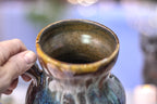 10-D Aqua Falls Notched Gourd Mug, 19 oz.