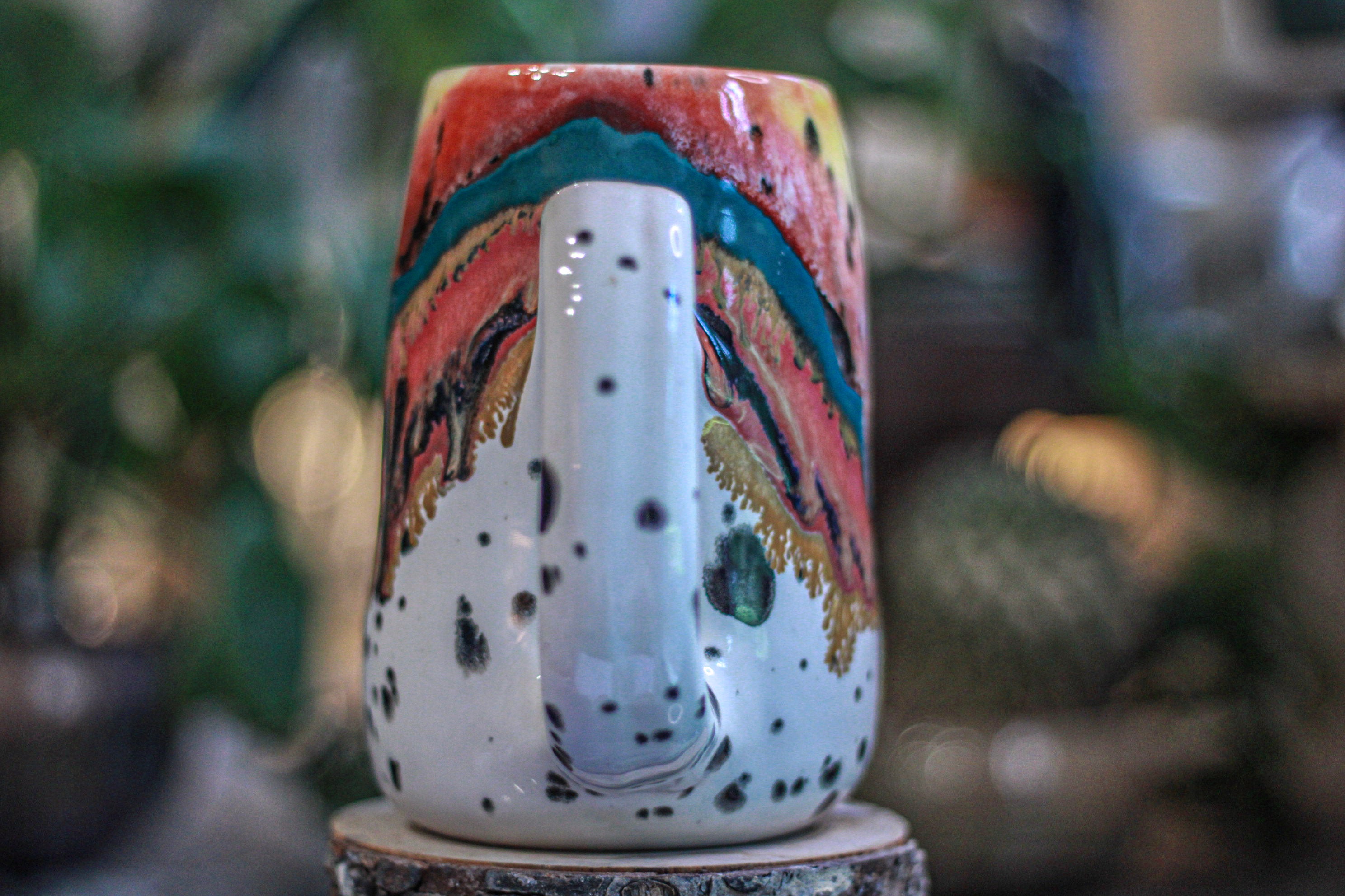 01-B Desert Rainbow Gourd Mug - MINOR MISFIT, 25 oz. - 10% off