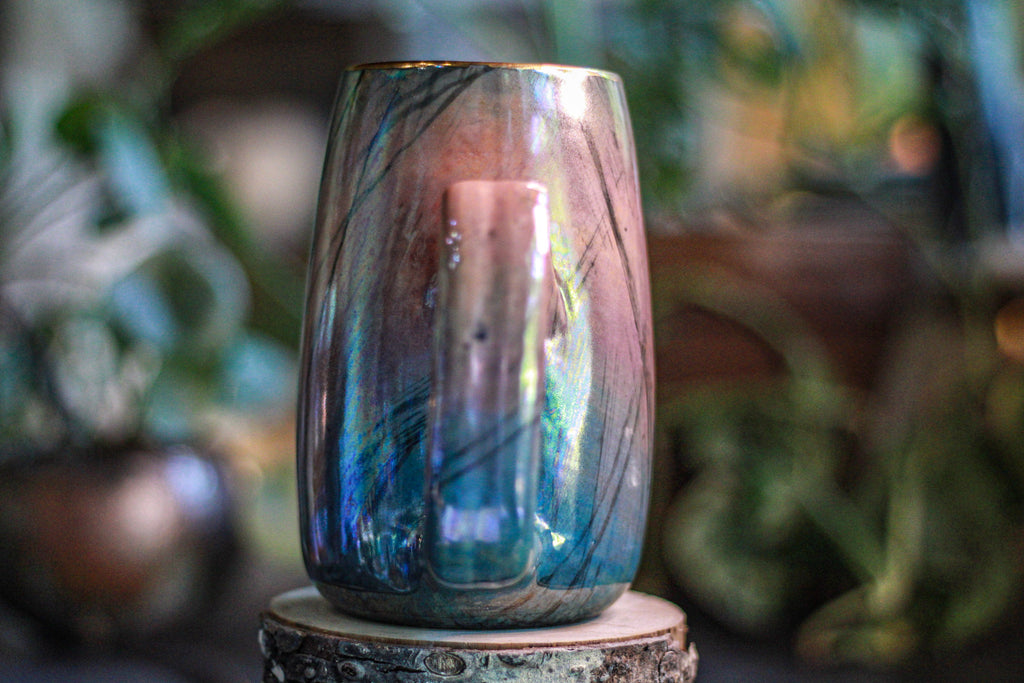 01-A Labradorite PROTOTYPE Mug - MINOR MISFIT, 25 oz. - 15% off