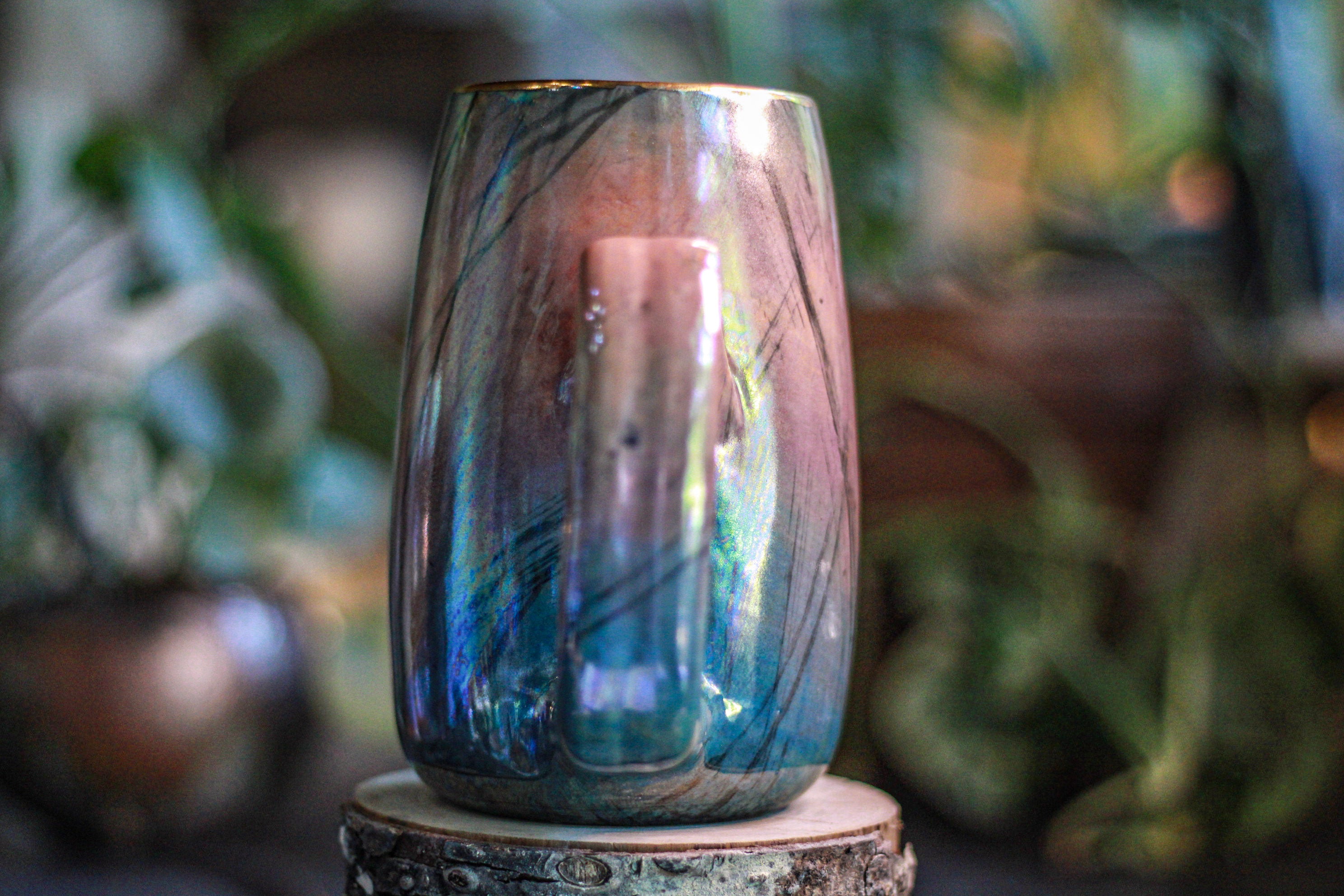 01-A Labradorite PROTOTYPE Mug - MINOR MISFIT, 25 oz. - 15% off