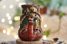 Load image into Gallery viewer, 01-B Desert Oasis Barely Flared Textured Divot Mug - TOP SHELF, 25 oz.