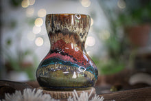 Load image into Gallery viewer, 01-A Molten Cheetah Variation Acorn Gourd Mug - TOP SHELF, 20 oz.