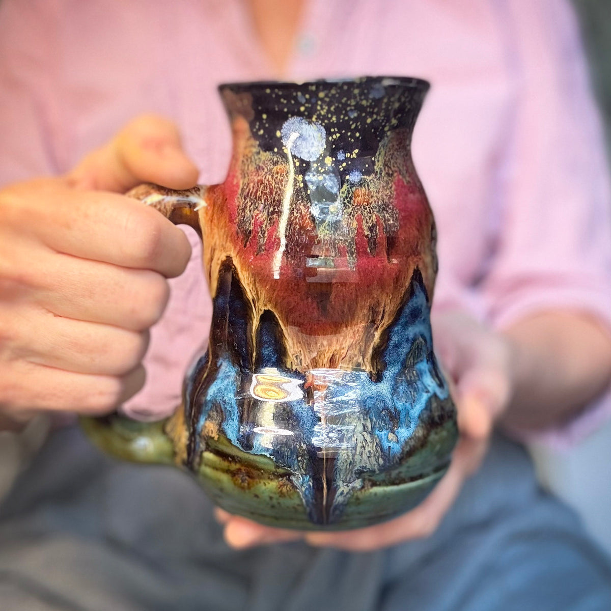 04-B Starry Night Cuddle Mug, TOP SHELF - 24 oz.