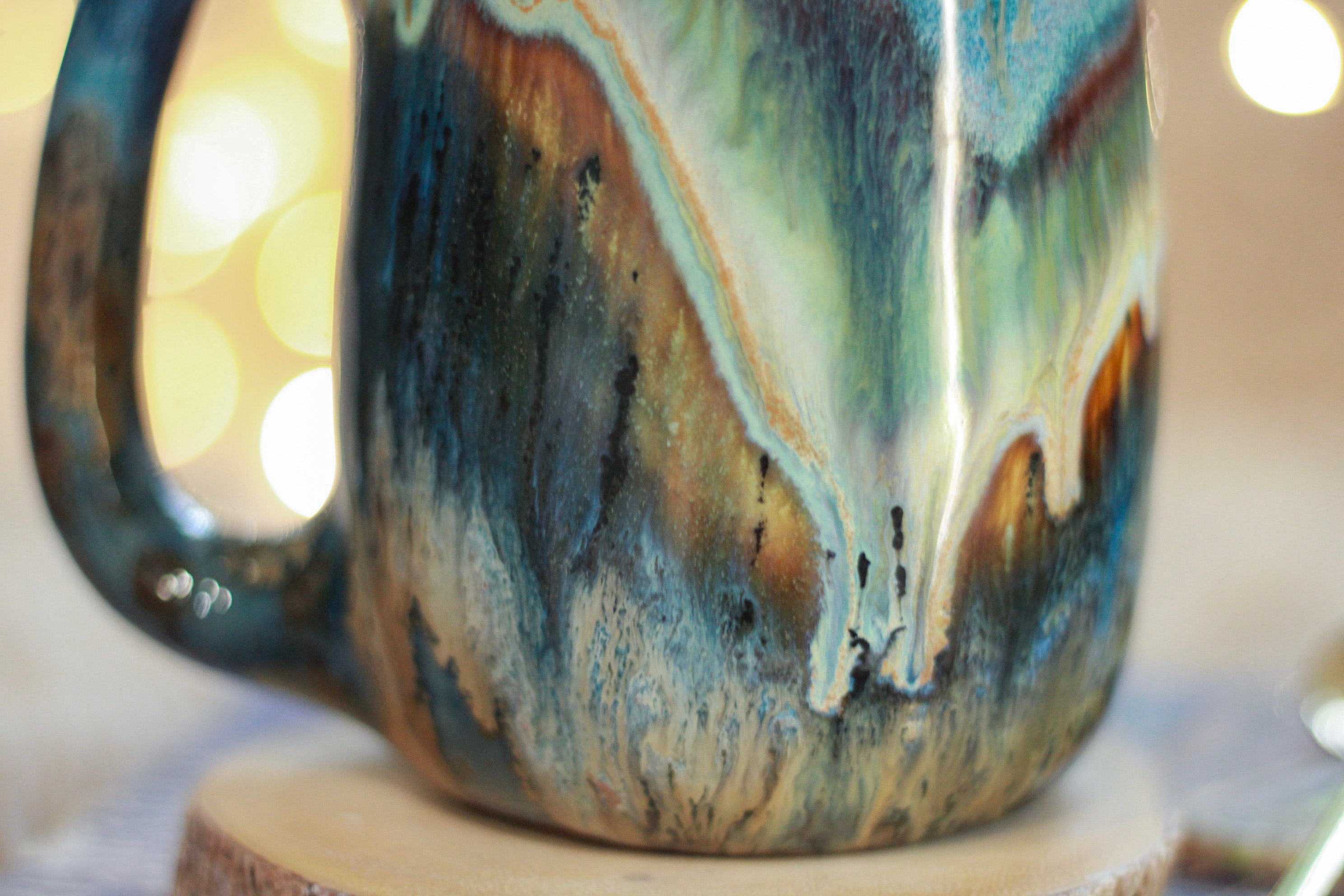 03-C Blue 'FLOW' PROTOTYPE Mug - TOP SHELF MISFIT, 23 oz.