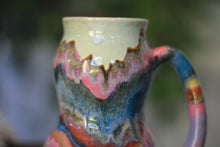 Load image into Gallery viewer, 06-B Pastel Valley PROTOTYPE Gourd Mug Variation - TOP SHELF MISFIT, 22 oz.