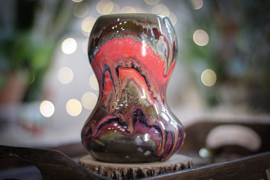 04-B Molten Strata Variation Gourd Mug - TOP SHELF, 19 oz.
