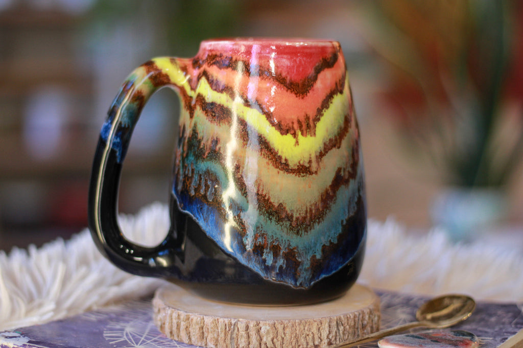 04-C Rainbow Family Mug, 19 oz.